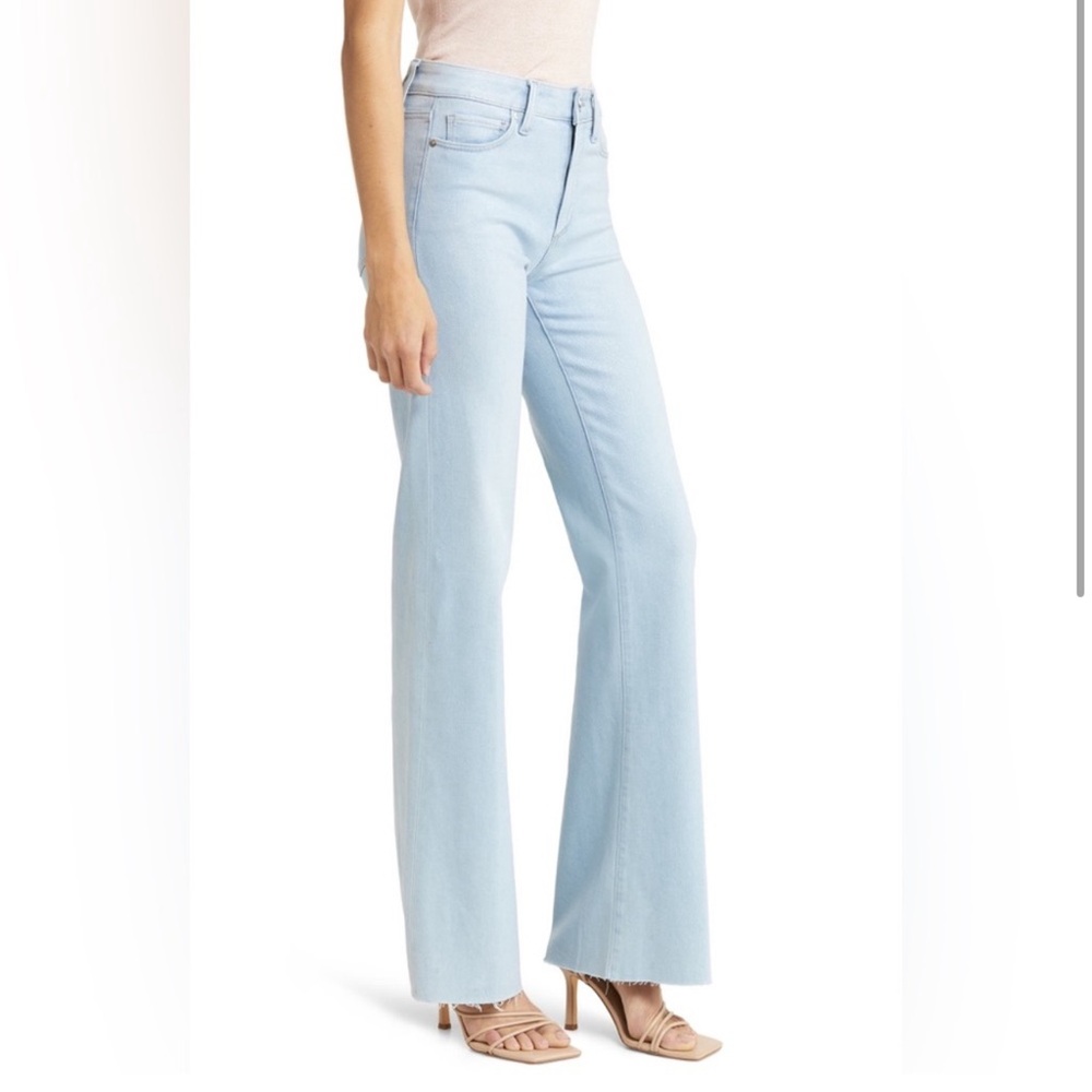 PAIGE Leenah in Light Wash size 28 - PAIGE Light wash wide leg jeans Del Mar - Picture 9 of 13